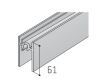 Profil dolní S65 3m, , stříbrný elox