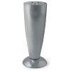 Noha nábytková kuželovitá, H120/D45x50, satin nikl
