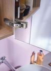 Blum závěs CLIP CRISTALLO Blumotion 110° na skleněná dvířka, k nalepení