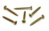 Vrut do dřeva, zápustná hlava, TORX 4,0 x 25, zinek žlutý