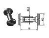 Spojovací šroub M4x19 mm, zinek