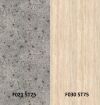 Zádový panel (zástěna) Egger F021 ST75 Terrazzo Triestino šedé / F030 ST75 Travertin Margalida, 4100x640x9,2