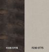 Zádový panel (zástěna) Egger F228 ST78 Titanit antracitový/ F230 ST75 Pietra Fanano světle šedá, 4100x640x9,2