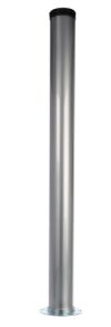 Stolová noha s kruhovým adaptérem, D60/H710 mm, stříbrná
