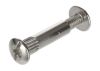 Spojovací šroub M6x14 + M6x30 mm, PZ, bílý zinek