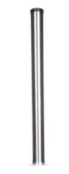 Stolová noha s kruhovým adaptérem, D60/H1100 mm, imitace nerezové