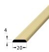 Lišta dřevěná krycí 4 x 20 x 2400mm, borovice / smrk