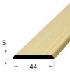Lišta dřevěná krycí 5 x 44 x 2400mm, borovice/smrk