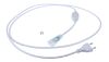 Napájecí kabel pro LED NEON 230V + trn, 2m, bílá