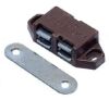 Magnet nábytkový hranatý, hnědý