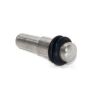 Policová podpěrka, kolíček pro skleněné police s gumičkou 5/5 x 16mm NIKL