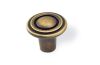 Úchytka - knopka koule, staromosaz, rozměr: 30x25mm