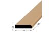 Práh dveřní dřevěný s fazetou, rozměr 20 x 100 x 700 mm, buk