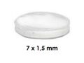Čočka samolepicí dorazová 7x1,5 mm, arch 50ks