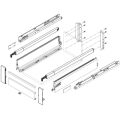 Tandembox Antaro přední reling na vnitřní zásuvku 1200mm, Šedá