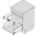 TANDERBOX antaro - úchytka, plast, bílošedá