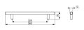 Úchytka XH01, 320 mm, matná černá