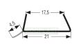 Soklové těsnění pro lamino tl 18 mm, 4m