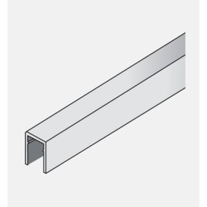 Profil horní S50 2m, dolní vedení stířbrný elox