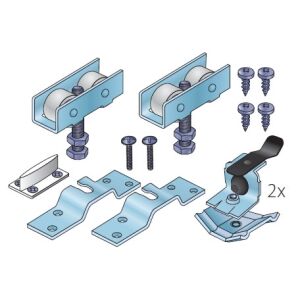 Sada koleček S80, horní vedení