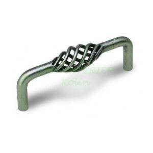 Úchytka oblouková rustikální starostříbrná 96mm