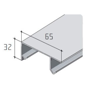 Profil horní dvojitý S20/S30 2m