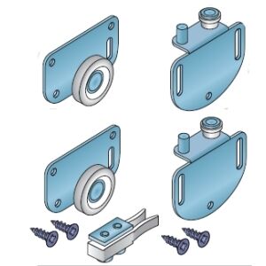 Sada koleček S36, spodní vedení