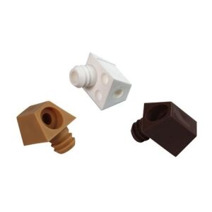 Upevňovací element 23x19 hnědá