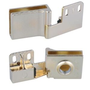 Závěs na skleněné dveře SISO Diza, mosaz - pár