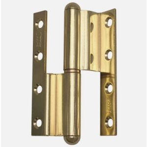 Závěs dveřní lomený TKZ 120, pravý, mosaz