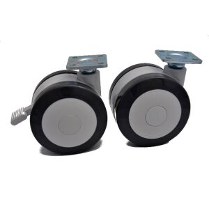 Kolečko nábytkové 75mm velké bílé