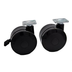 Kolečko nábytkové 75mm velké černé