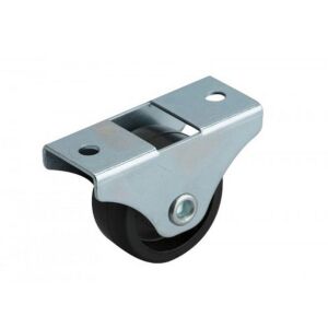 Kolečko nábytkové 25mm, pevné, černá, 25kg