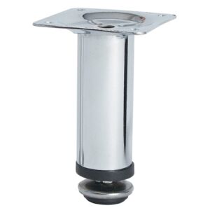 Noha nábytková kulatá, H100/D30, chrom