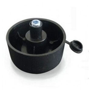 Nastavitelný kluzák H27 mm, plast, černá