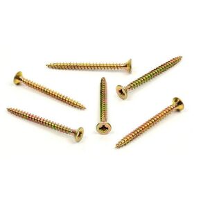 Vrut do dřeva, zápustná hlava, PZ 6,0 x 70, zinek žlutý