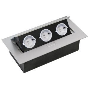 Zásuvka - vestavná 3x230V s nap. kabelem