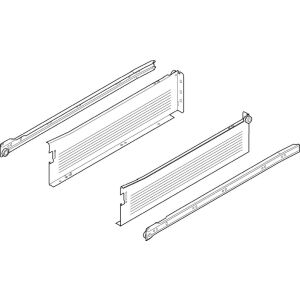 METABOX - K - částečný výsuv s hroty, 550mm