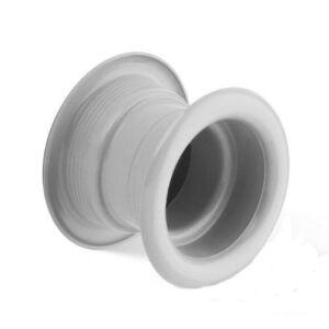 Větrací průchodka plastová kulatá šedá, průměr 55mm