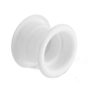 Větrací průchodka plastová kulatá bílá, průměr 55mm