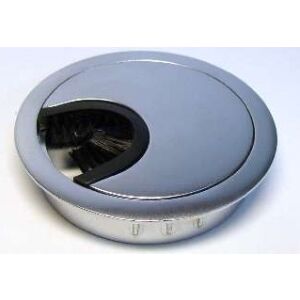 Průchodka kabelová kovová pr. 60mm chrom