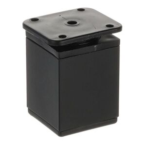 Noha nábytková hranatá, H60/D40x40, černá matná