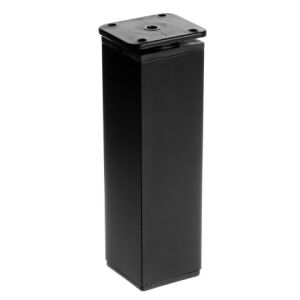 Noha nábytková hranatá, H150/D40x40, černá matná