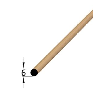 Lišta dřevěná kruhová, průměr 6 x 900 mm, buk