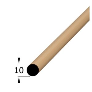 Lišta dřevěná kruhová, průměr 10 x 900mm, buk