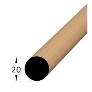 Lišta dřevěná kruhová, průměr 20 x 900 mm, buk