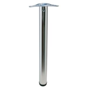 Stolová noha, plotnička D60/H710 mm, šedá