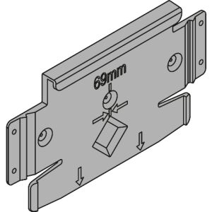 SERVO-DRIVE flex pro myčky, lednice a mrazící boxy - přídavná montážní podložka