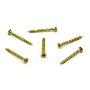 Vrut do dřeva, zápustná hlava, PZ 3,0 x 30, zinek žlutý