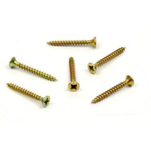 Vrut do dřeva, zápustná hlava, PZ 3,5 x 25, zinek žlutý